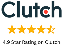 Clutch 4.9 star rating