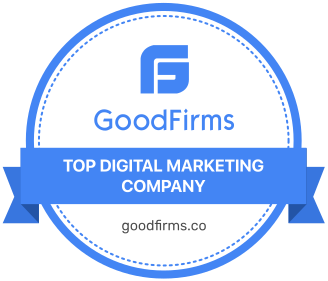 GoodFirms top digital marketing companies recognition badge